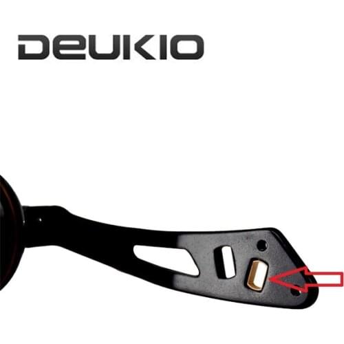 2pcs/lot Modified S Brand Reel Handle Metal Frame Bait Casting Reel Cranking Handle Accessories Fishing Reel Replacement Parts