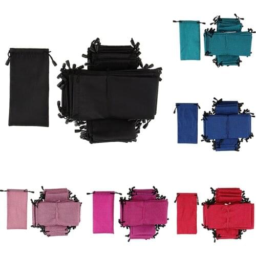 20 Pieces Anti-scratch Waterproof Sunglasses Reading Eyeglasses Storage Bag Pouch Eyewear Protector Cloth Bags