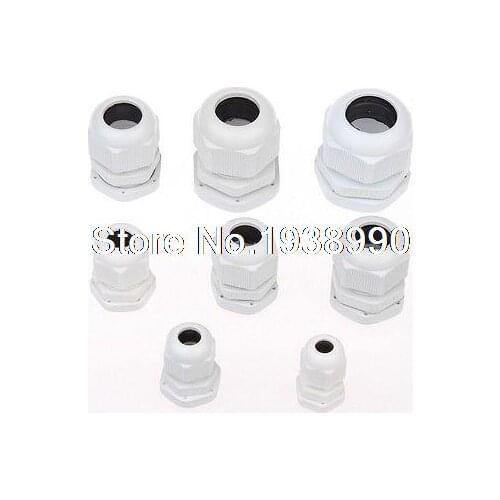 20pcs PG9 PG09 Waterproof Connector Gland Dia. 4-8mm Cable