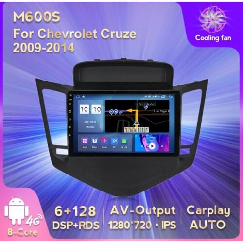 Android 11 RDS DSP 4G LTE 6G+128G Car Multimedia GPS For Chevrolet Cruze 2009 2010-2014 Navigation Auto Radio Player no 2din dvd