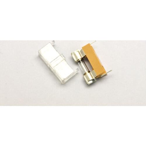 20Pcs 5*20 mm Fuse holder Box 5x20 mm Fuse Components Socket with Transparent Cover