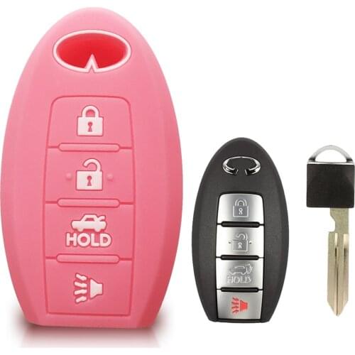 Silicone key FOB cover case protected jacket for infiniti G35 G37 G25 FX35 FX37 FX50 JX35 M35 M37 M45 Q70 QX56 QX60 QX70 Remote