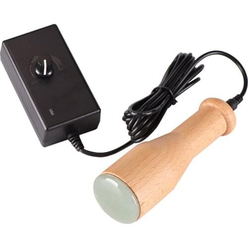 Electric Jade facial beauty temperature moxibustion massage stick portable Eye care energy stone Thermal moxibustion instrument