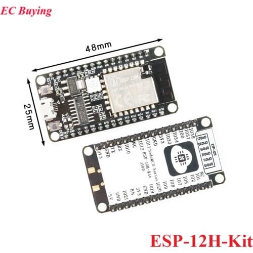 ESP-12H Development Board ESP-12H-Kit ESP8266 ESP32 NodeMCU WiFi Wifiless Module ESP32-S2F Chip
