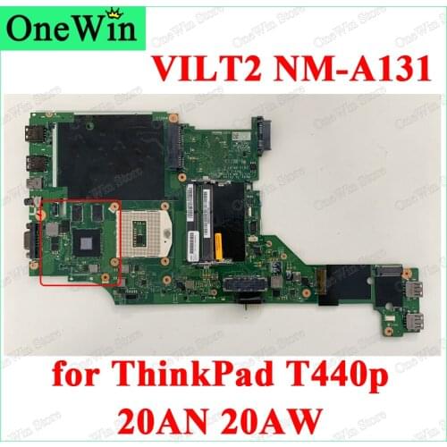 W8S No CPU SWG TPM Independent Motherboards 00HM987 00HM985 00HM986 00HM988 00HM983 00HM981 00HM982 for ThinkPad T440p 20AN 20AW
