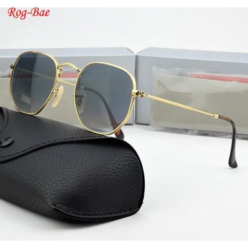 2021 Hexagon Glasses Fashion sunglasses Men Women Mens designer classic Female Mirror Eyewear Brand Sun glasses Driving R3548
