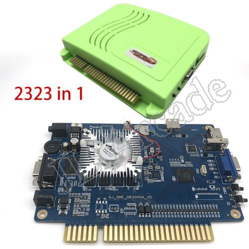 Pandora Box 3d Arcade console 2323 IN 1 Classic JAMMA game board supports 3P / 4P gaming USB for 3D video home fighting games