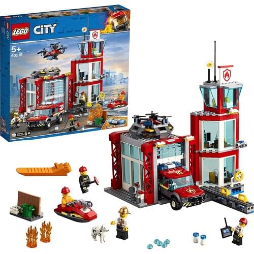 LEGO City Fire Station 60215 (508 Pieces)
