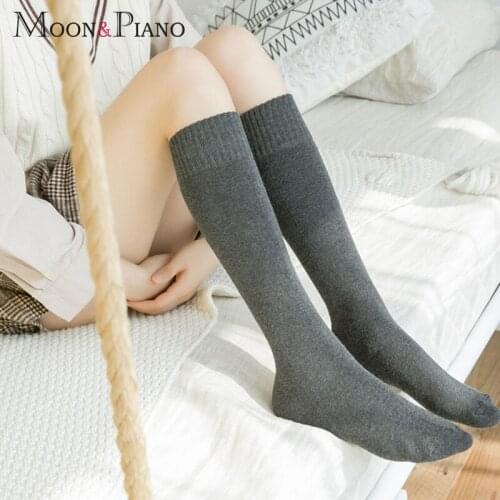 Sexy Women Fashion Style Calf Warm Middle Stockings Winter Thick Soft Comfortable Winter Ladies Simplity Tube Stocking Female