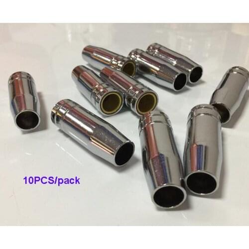 10pcs/LOT 15AK Gas Welding Nozzle MIG Welder Torch Gas Nozzle Contact Tip for MIG/MAG Carbon Dioxide Welding Gun Accessories