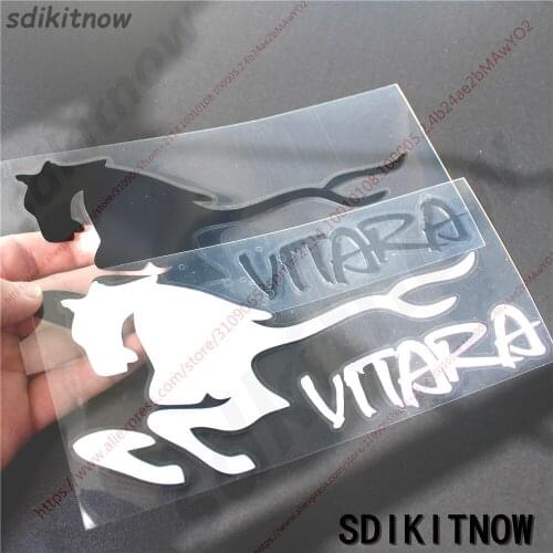 Horse Running Sports Sticker Racing Windows Door Body Decal Car Styling For suzuki vitara 2016 2018 2017 2015 2019 accessories