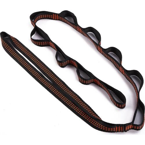 1PCS Anti-gravity Yoga Hammock Extension Belt Daisy Rope High Strength Safety Tree Rope Straps for Climbing Hammock 100*2.5cm