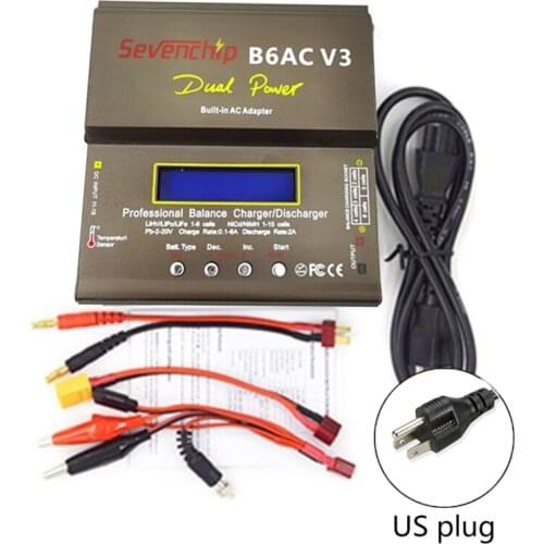 80W B6AC V3 Lithium Balance Lipo Battery Charger NiMH NiCD LiHV NiCd Charger A0KB