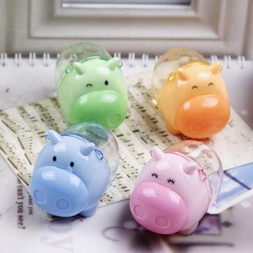 3pcs South Korea Stationery Creative Small Fresh Pig Pencil Sharpener Kindergarten Primary School Supplies Prize
