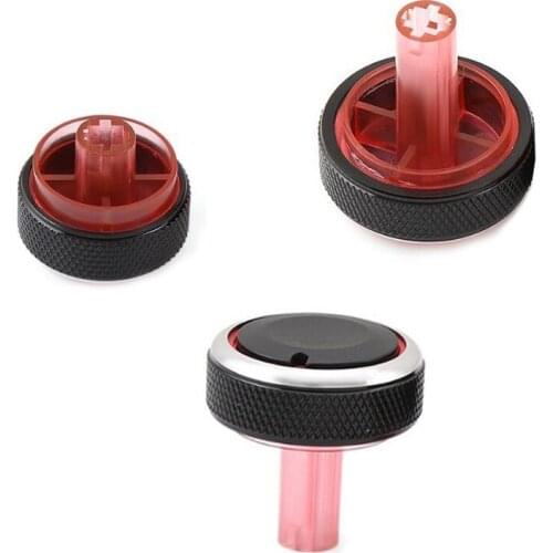 3PCS Air Conditioning Knob For Nissan/New Sunny March Car Air Conditioning Heat Control Switch Knob AC Knob auto accessories