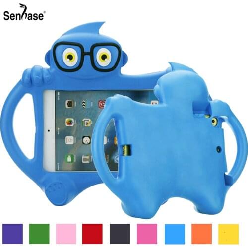 3D Cartoon Kids Safe EVA Foam Shockproof Stand Tablet Cover For Apple iPad mini 1 2 3 4 A1538 A1550 A1599 A1480 A1432 A1455 Case