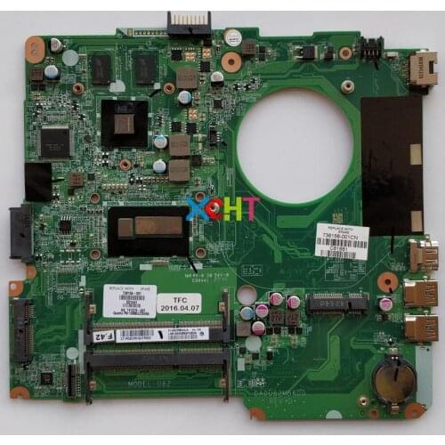 738156-001 738156-501 738156-001 DA0U82MB6D0 w 740M/2GB i5-4200U for HP Pavilion 14-N Series NoteBook PC Laptop Motherboard