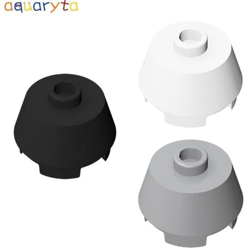 Aquaryta 40pcs Brick Round 2x2 Truncated Cone DIY Building Block MOC Parts Compatible with 98100 DIY Education Toys for Teens