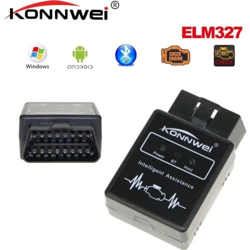 KONNWEI KW912 OBDII Bluetooth 3.0 OBD2 OBD V1.5 II Auto Code Scanner Adapter Scan Tool Error Diagnostic Tester Kw 912