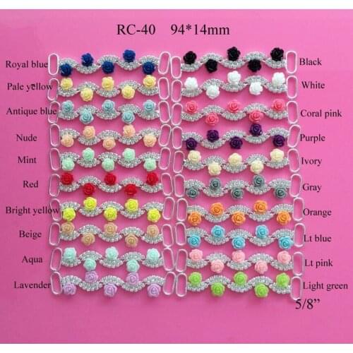 Free shipping rhinestone connector 10PCS can mix colors (RC-40)