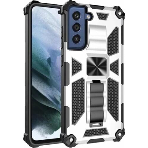 For Samsung Galaxy S21 Ultra Case Shockproof Armor Cover Samsung S21 FE Plus S21Ultra S 21 Protection Phone Magnetic Stand Cover