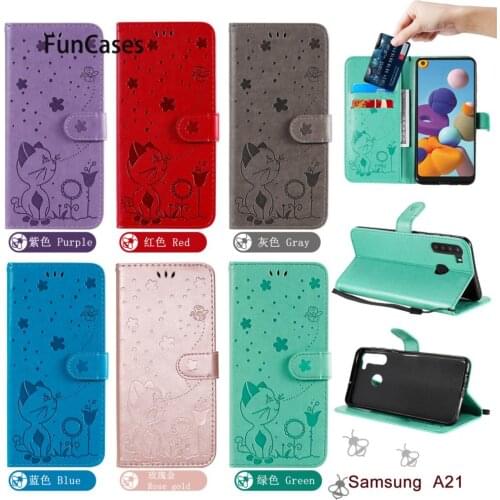 Embossing PU Leather Book Wallet Phone Cover For Samsung Note 20 Ultra Cell Case Galaxy 10 Lite A21 A11 US A31 Pro A01 Fundas