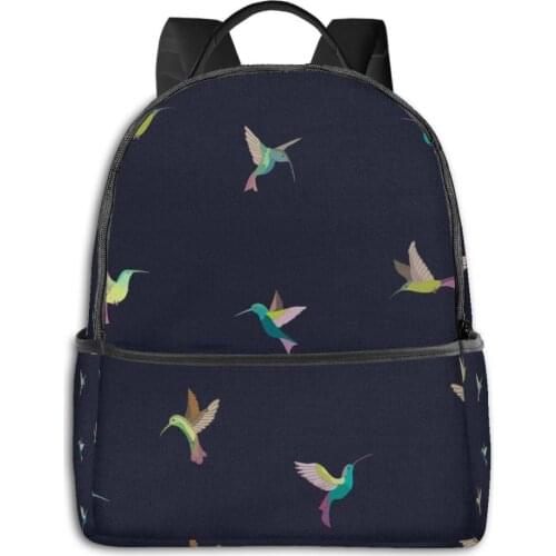 2020 Hummingbird Colibri Children Backpacks Schoolbag Book Bag Kids Backpack Children School Bag Girl Boy Backpack