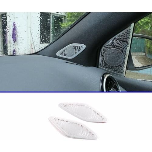 For Mercedes Benz B GLB class W247 X247 2019-2020 Car Accessories Car Stickers Interior A-pillar speaker Net Cover Trim