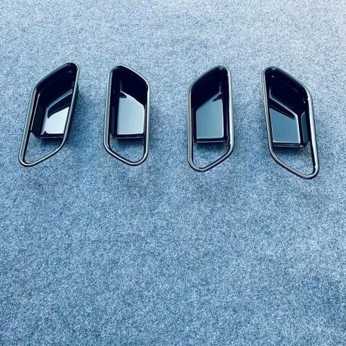 For Nissan Note 2021 2022 ABS Black Inner Door Bowl Decoration Cover Protect Trim Sticker Accessories Car Styling