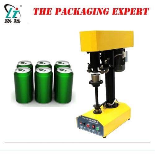 Electric PET Zip Top Ring Pull Pop Top Can Meatal Cap Sealing Capping Machine Aluminum Tin Cans Food Jar Capper Free Shipping