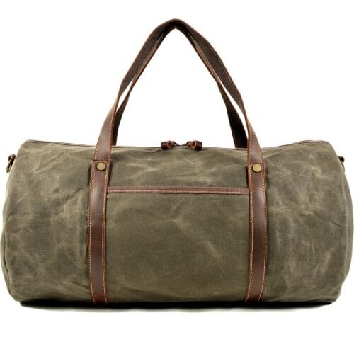 European American retro foldable travel bag portable large capacity waterproof fitness bag capacity leisure outdoor shoulder bag