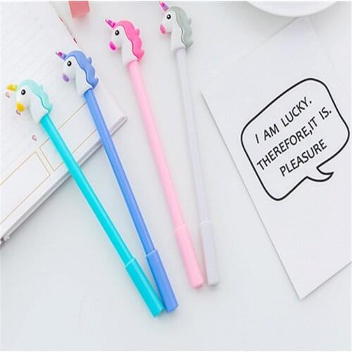 1pcs/lot 0.5mm Cartoon animal Flamingos Gel Pen Signature Pen Gift Stationery School Office Supply back to school 18.5cm