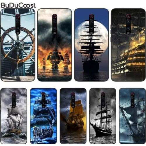 Slok sailing Ship Pirate ship Phone Case For Redmi Note 8 8A 7 7A 6 6A 5 5A 4 4X 4A Go Pro Plus Prime