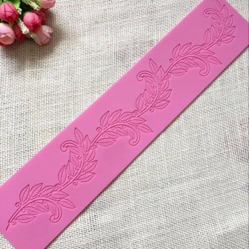 Leaf Lace lace cake pad Lace fondant cake mold Wedding flower embossed mold