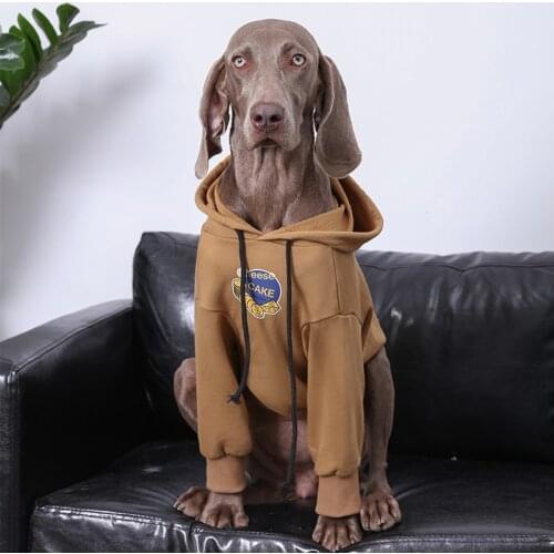 Large Dog Clothes Autumn Winter Dog Sweater Golden Retriever Doberman Labrador Dog Jacket with Hat Dog Shirts Dog Accessories