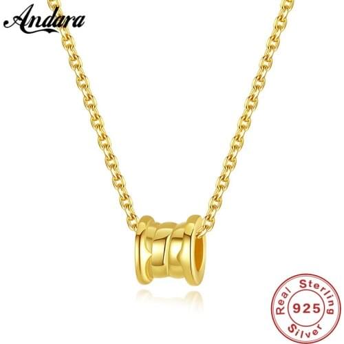 S925 Sterling Silver Necklace Vintage Fashion Circle Round Lady Pendant Necklaces Women Men Luxury Jewelry