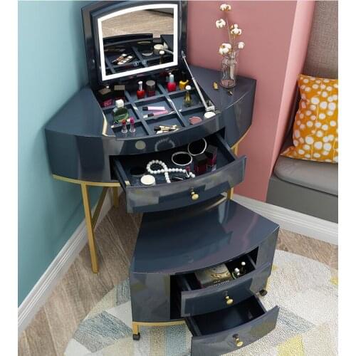 Studio dressing table with lamp professional bridal shop dressing table led bulb makeup artist dressing table for beauty salon