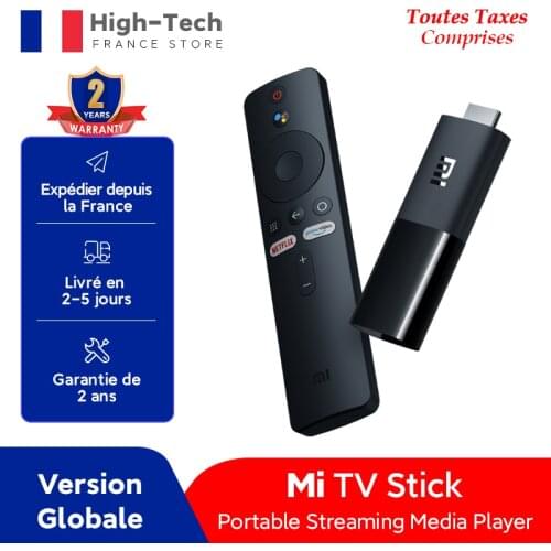 Xiaomi Mi TV Stick Android TV 9.0 Global EU Version 2K 1080P HDMI Bluetooth Remote Google Assistant Voice Control Wifi 5 Netflix