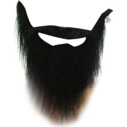 Funny Prom Accessories Costume Mustache Halloween Party Mustache Pirate Party Decoration Black Kids Fake Beard Hommes