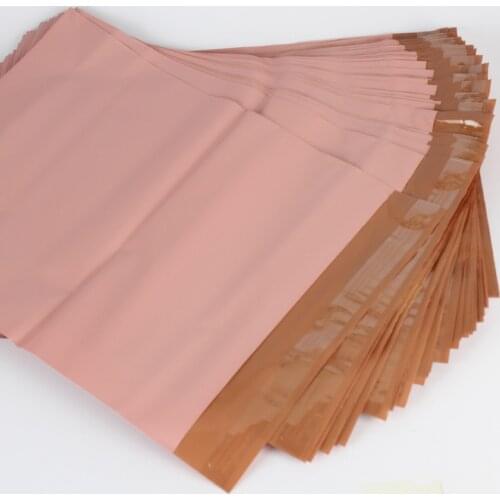 7 Sizes Pink Plastic Storage Pouches Thicken Poly Envelopes Self Seal Adhesive Mailbag Waterproof Postal Shipping Bags 100Pcs