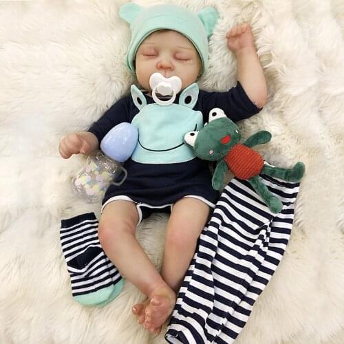 AWW! Newborn Reborn Baby Doll Boy 20" Frog Boneca Renascida Life Like Bebe Realistic Berenguer