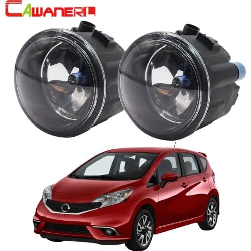 Cawanerl For Nissan Versa 2007-2011 2 Pieces 100W Car Halogen Fog Light DRL Daytime Running Lamp Styling 12V High Power
