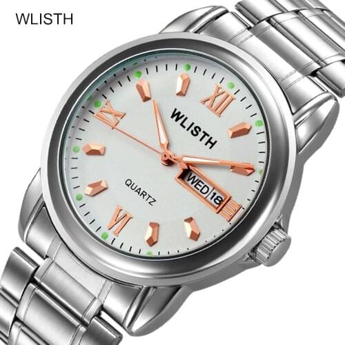 Brand Watches Business Luminous Mens Watches Waterproof Fashionable Steel Band Watches Mens Waterproof Watchesчасы муржские нар