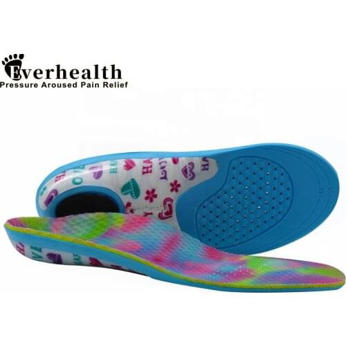 Memory Foam children orthotic insole for Flat Feet Arch Support Kids foot flat foot inserts OX Leg orthopedic insole Care Insert
