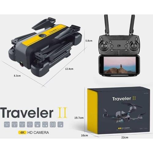 Drone 4K 1080P FPV Drones With Camera HD Optical Flow Positioning Altitude Hold Quadcopter Brush Motor 50x Zoom Dual Cameras Toy