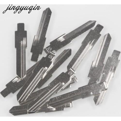 Jingyuqin 50pcs/lot #01 Key Blank For VW Jetta for Audi Flip Key Blade