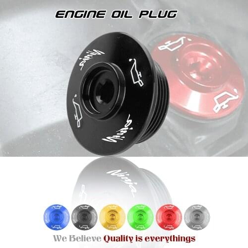 Motorcycle CNC Engine Plug Cover Caps Screws Filter Oil Bolt for KAWASAKI NINJA 400 EX400 Z400 NINJA400 2018-2021