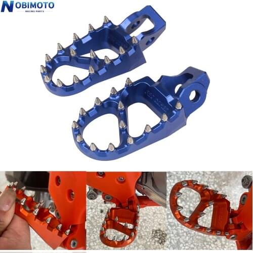 Motorcycle CNC Foot Pegs Rests Footrest Footpeg Pedals For KTM 85 125 150 250 300 350 450 500 530 SX XC-W SX-F EXC-F XC XC-F
