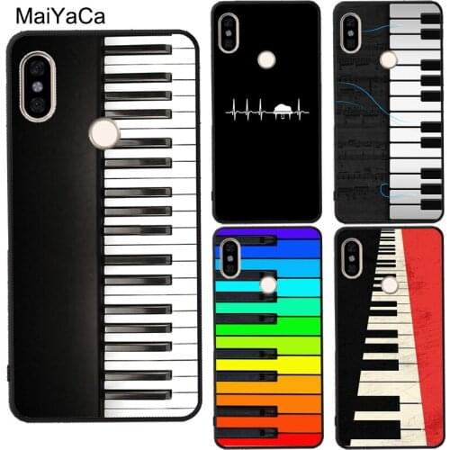 Music Piano Key For Redmi Note 9 Pro 8 8T 9S 9C 9A For Mi Note 10 Lite Mi 9T Pro A3 Case For POCO X3 NFC