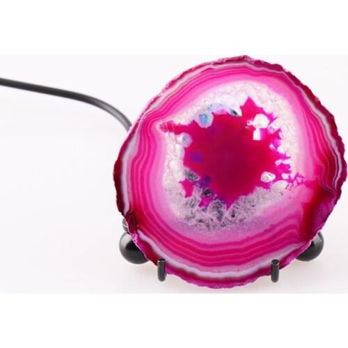 Agate Table Lamp Home Decor Colorful Desk Lamp Home Decor Decoration Natural Stone Lights